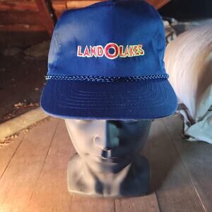 Land O Lakes butter farming trucker style vintage 1980s/1990s snapback hat